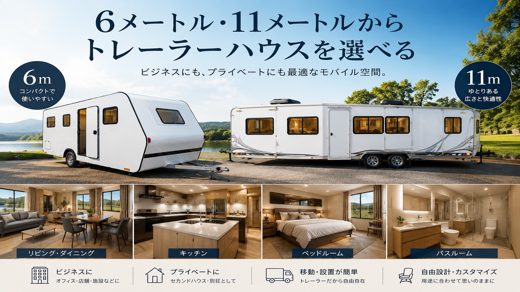 選べるサイズ、広がる可能性